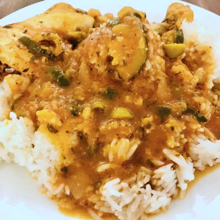 Instant pot chicken and zucchini