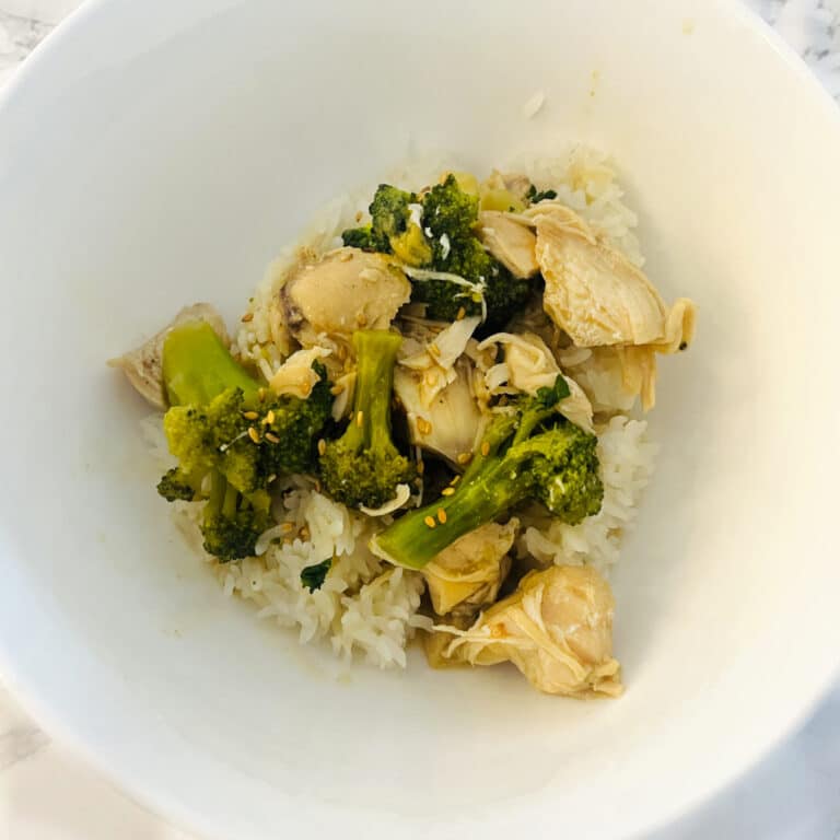 Instant Pot Sesame oil chicken with broccoli