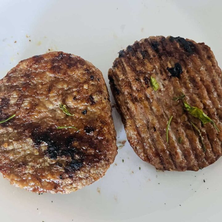 hamburger meat from the air fryer