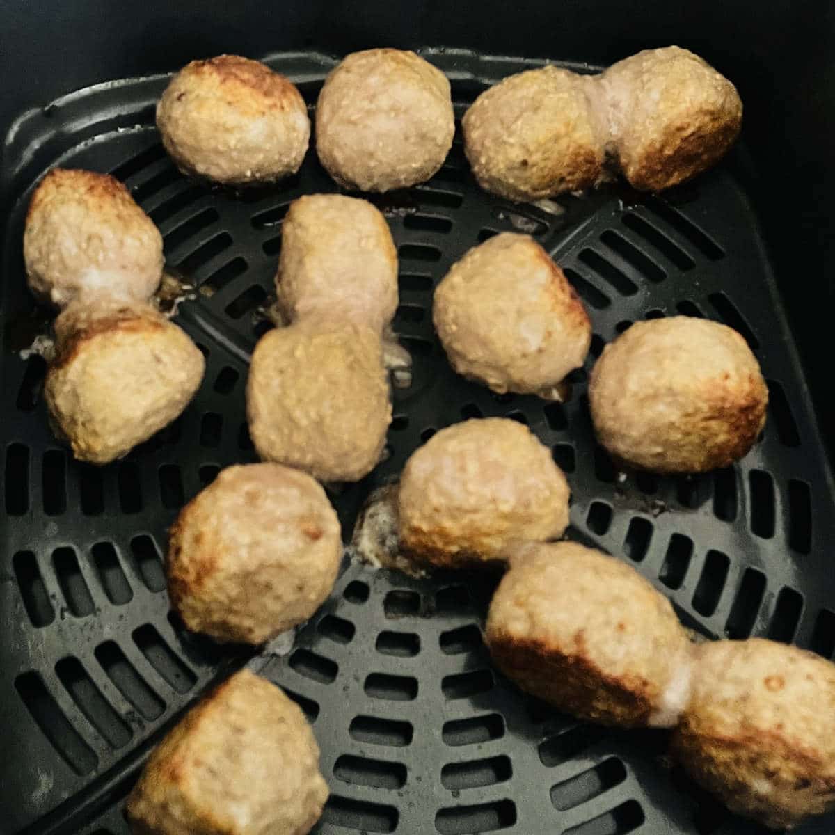Cooking frozen meatballs in the air fryer 1