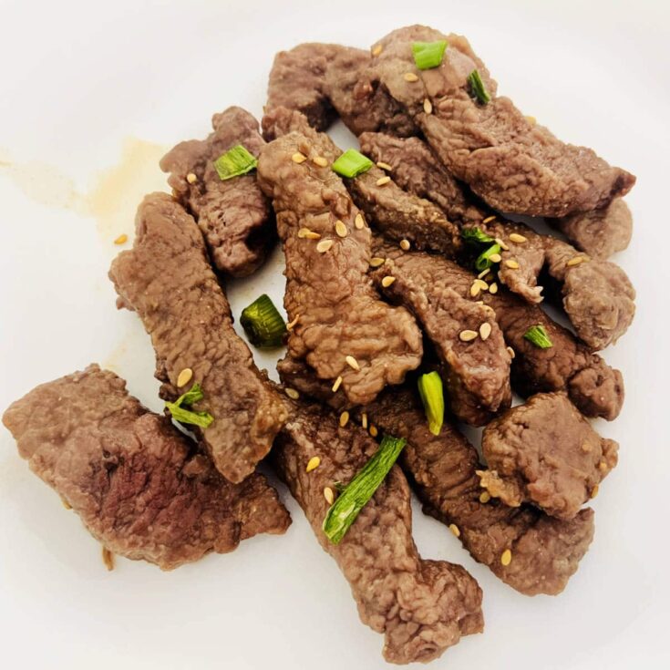 Air fryer Mongolian beef 1