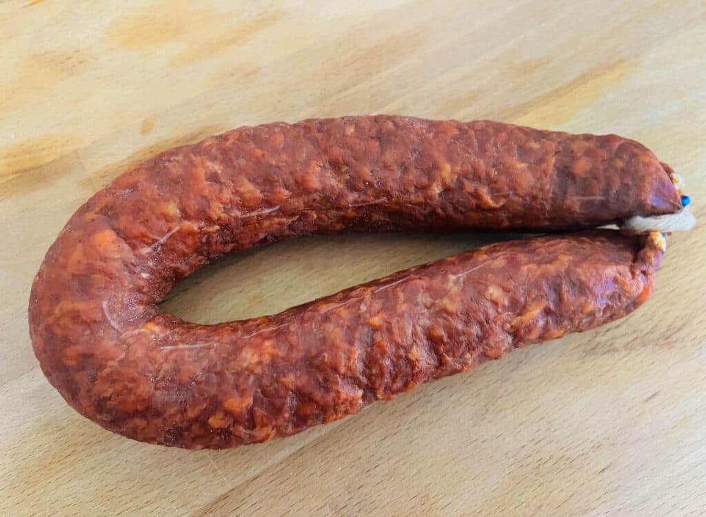 Spanish chorizo sausage