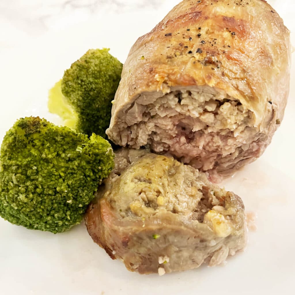 roasted veal
